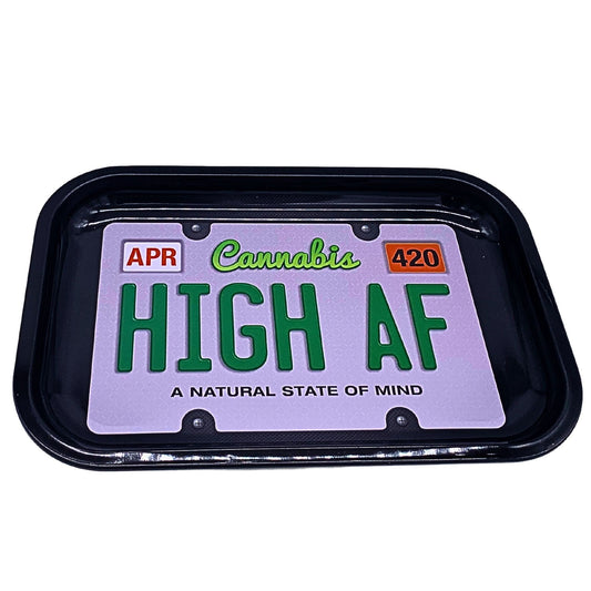 Black Plate Rolling Tray